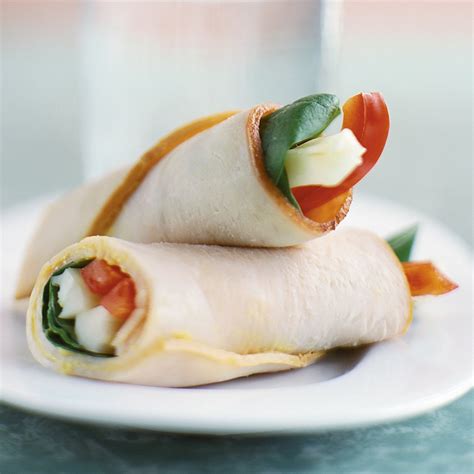 How many calories are in egg turkey roll-up - calories, carbs, nutrition