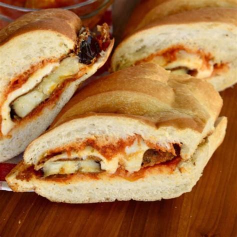 How many calories are in eggplant parmesan sandwich - calories, carbs, nutrition