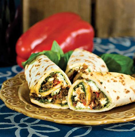 How many calories are in eggplant wrap with goat cheese & quinoa - calories, carbs, nutrition