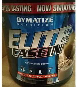 How many calories are in elite casein peanut butter chocolate - calories, carbs, nutrition