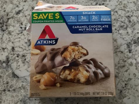 How many calories are in energy bar - chocolate nut roll - calories, carbs, nutrition