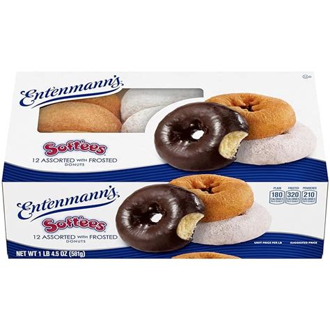 How many calories are in entenmanns softees donuts - calories, carbs, nutrition