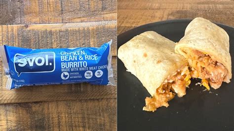 How many calories are in evol chicken bean and rice burrito - calories, carbs, nutrition