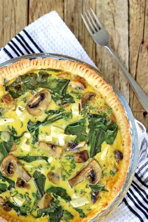 How many calories are in ez quiche - spinach and mushroom - calories, carbs, nutrition