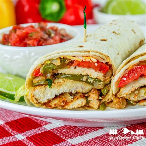 How many calories are in fajita wraps with jalapeno cream - calories, carbs, nutrition