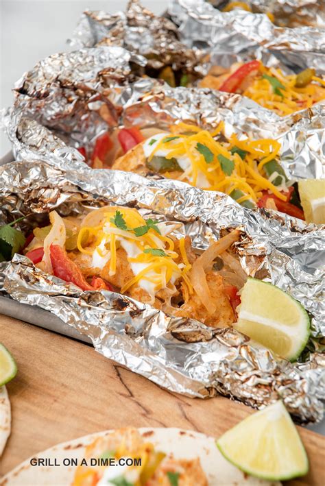 How many calories are in fajitas in a foil pack - calories, carbs, nutrition