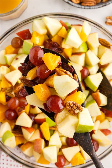 How many calories are in fall fruit salad - calories, carbs, nutrition