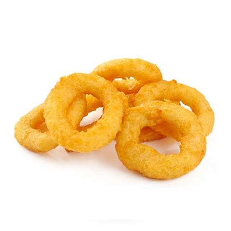 How many calories are in fast foods, onion rings, breaded and fried - calories, carbs, nutrition