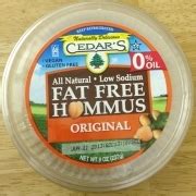 How many calories are in fat free hummus - calories, carbs, nutrition