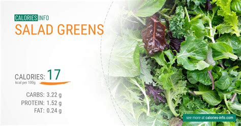 How many calories are in field greens salad - calories, carbs, nutrition