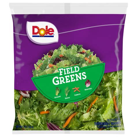 How many calories are in field greens salad (56902.10) - calories, carbs, nutrition