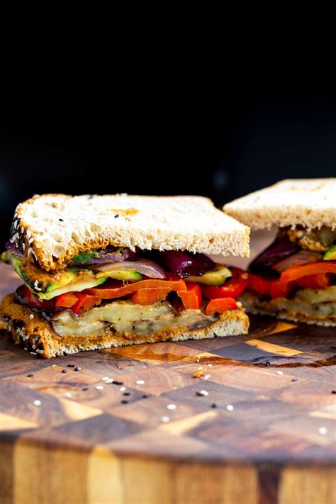 How many calories are in fire roasted vegetable sandwich - calories, carbs, nutrition