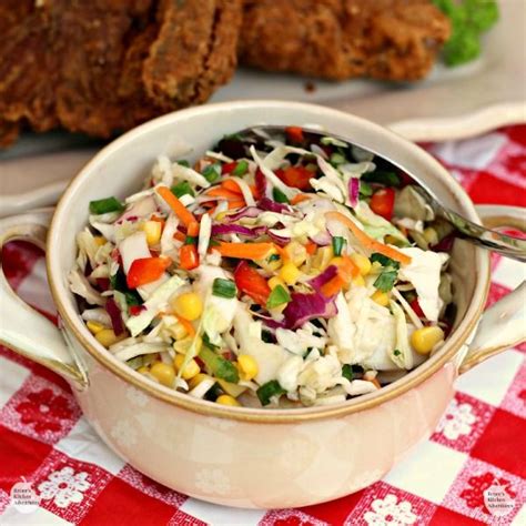 How many calories are in firecracker cole slaw salad - calories, carbs, nutrition