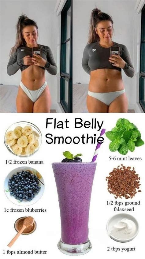 How many calories are in flat belly smoothie - calories, carbs, nutrition
