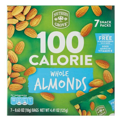 How many calories are in flavor grove almonds - calories, carbs, nutrition