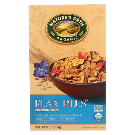 How many calories are in flax plus multi bran flakes - calories, carbs, nutrition