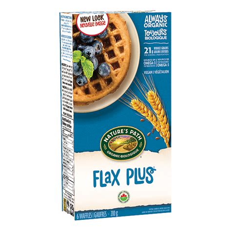 How many calories are in flax plus waffles - calories, carbs, nutrition