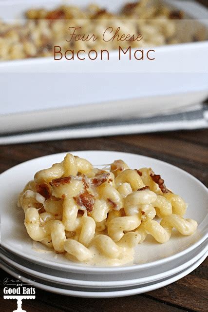 How many calories are in four cheese and bacon macaroni - calories, carbs, nutrition