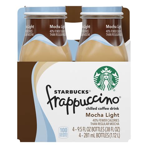 How many calories are in frappuccino light mocha-bottle - calories, carbs, nutrition