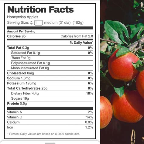 How many calories are in freeze dried apples - calories, carbs, nutrition