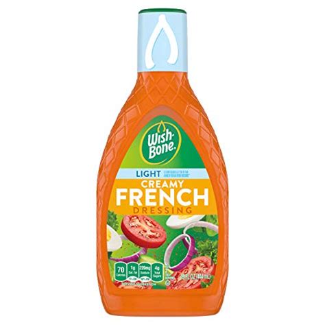 How many calories are in french dressing - calories, carbs, nutrition