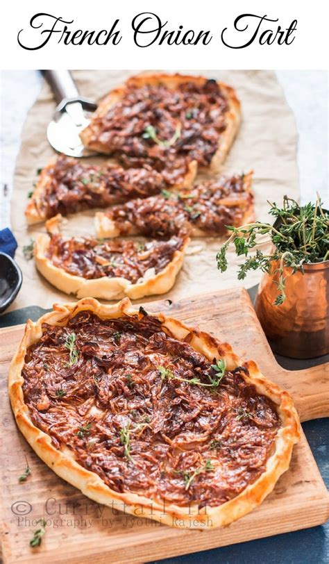 How many calories are in french onion tart - calories, carbs, nutrition