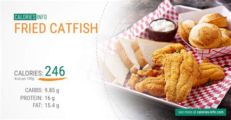 How many calories are in fried catfish - calories, carbs, nutrition