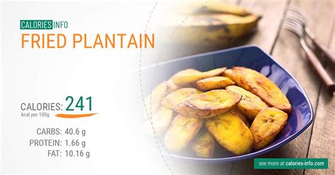 How many calories are in fried plantain shoestrings - calories, carbs, nutrition