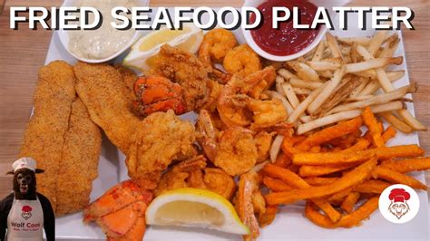 How many calories are in fried seafood combination platter - calories, carbs, nutrition