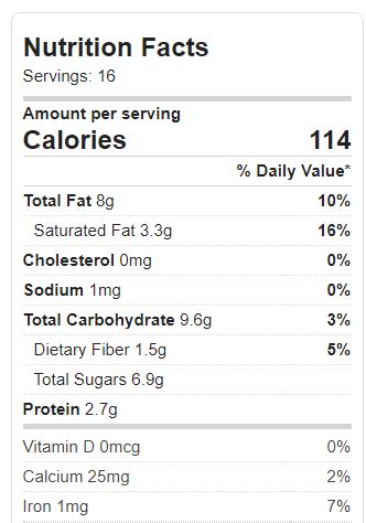 How many calories are in fudge bar - calories, carbs, nutrition