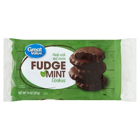 How many calories are in fudge mint cookies - calories, carbs, nutrition