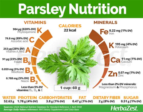 How many calories are in fuscilli and parsley - calories, carbs, nutrition