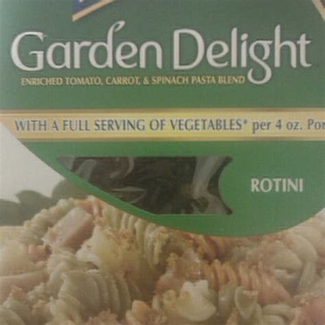 How many calories are in garden delight fettuccine - calories, carbs, nutrition