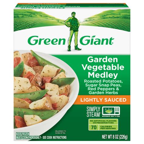 How many calories are in garden vegetable medley - calories, carbs, nutrition