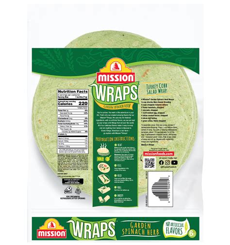 How many calories are in garden wrap - calories, carbs, nutrition