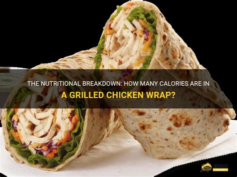 How many calories are in garlic chicken wrap - calories, carbs, nutrition