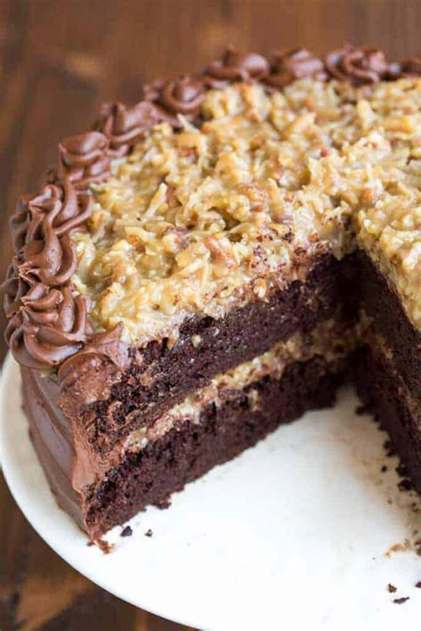 How many calories are in german chocolate layer cake - calories, carbs, nutrition