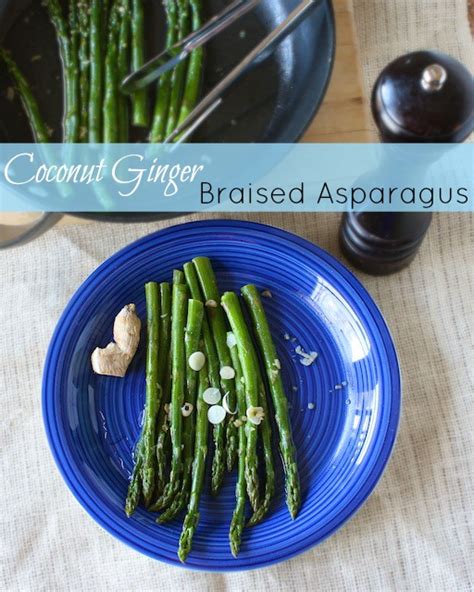 How many calories are in ginger braised asparagus - calories, carbs, nutrition