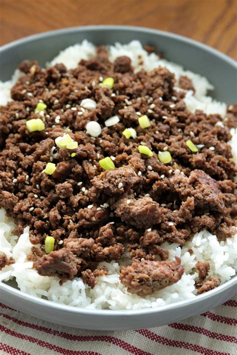 How many calories are in ginger-pepper beef over steamed rice - calories, carbs, nutrition