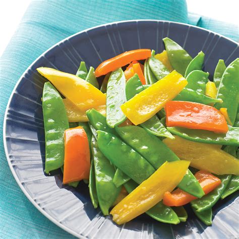 How many calories are in gingered snow peas - calories, carbs, nutrition