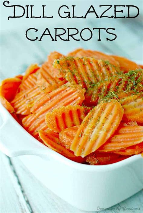 How many calories are in glazed fresh carrots with dill - calories, carbs, nutrition