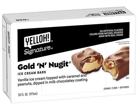 How many calories are in gold 'n' nugit bar - calories, carbs, nutrition