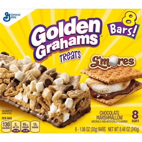 How many calories are in golden grahams s'm-oreos bars - calories, carbs, nutrition