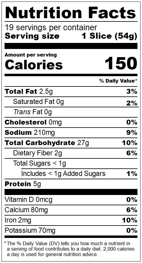 How many calories are in golden rye - calories, carbs, nutrition