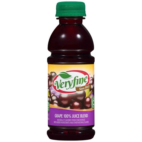 How many calories are in grape juice, 10oz, veryfine - calories, carbs, nutrition