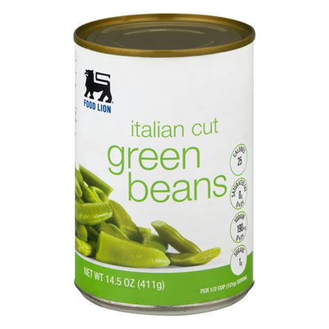 How many calories are in green beans italian cut conv 4 oz - calories, carbs, nutrition