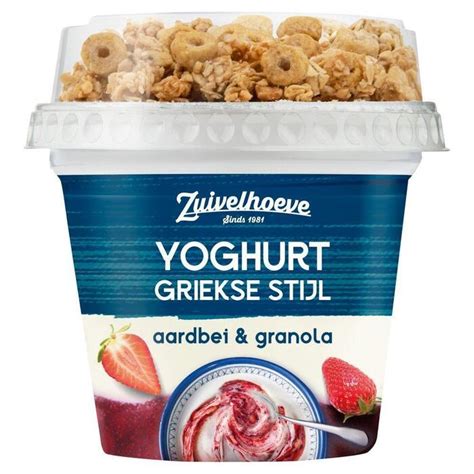 How many calories are in griekse yoghurt aardbei & quinoa - calories, carbs, nutrition