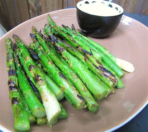 How many calories are in grilled asparagus with lemon aioli - calories, carbs, nutrition