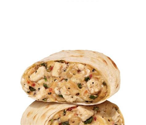 How many calories are in grilled chicken, american cheese, roasted red pepper wrap withtriple bean salad - calories, carbs, nutrition