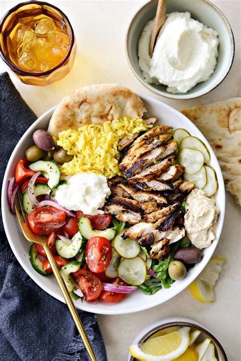 How many calories are in grilled chicken shawarma bowl - calories, carbs, nutrition